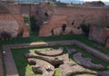 Remains of palace of emperor Titus Flavius Domitianus in Rome Royalty Free Stock Photo