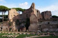 Remains of palace of emperor Titus Flavius Domitianus in Rome