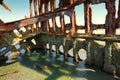 Peter Iredale Ship Wreck at Low Tide Royalty Free Stock Photo