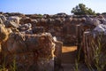 Remains of the premises of the Malian palace Royalty Free Stock Photo