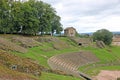 Roman amphitheatre in Autun, France Royalty Free Stock Photo