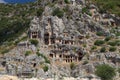 remains of a Roman temple in Demre Myra, Turkey Royalty Free Stock Photo