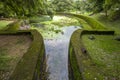 The remains of the Royal Baths at the Island Garden within the ancient Sri Lankan capital of Polonnaruwa.