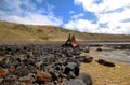 The remains of S. S. Speke Royalty Free Stock Photo