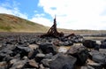 The remains of S. S. Speke Royalty Free Stock Photo