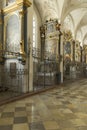 Left side of the church St.Peter in Munich were are remains of Saint Munditia Royalty Free Stock Photo