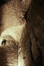 The remains of the second Jerusalem temple are preserved in the Royalty Free Stock Photo