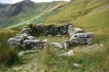 Remains of sheepfold in Bannerdale, Lake District