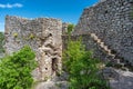 Soko Grad medieval fortress near the city of Sokobanja in Eastern Serbia Royalty Free Stock Photo