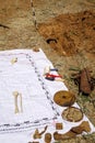 Remains of a soldier who died during the Great Patriotic War, as well as artifacts of that time found by search parties