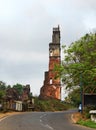 Remains of St Augustine Church in Goa Royalty Free Stock Photo