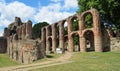 The remains of St. Botolph's Priory a Medieval Augustinian religious house in Colchester. Royalty Free Stock Photo