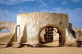 Remains of Star Wars The Phantom Menace movie set in Tunisia Royalty Free Stock Photo