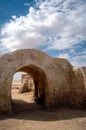 Remains of Star Wars The Phantom Menace movie set in Tunisia Royalty Free Stock Photo