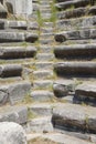 Remains of steps and stone seats