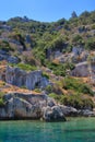 Remains of the sunken ancient city of Kekova