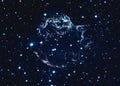 Remains of a supernova explosion. Cassiopeia A. Elements of this image furnished by NASA. Retouched image