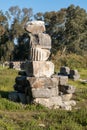 Remains of The Temple of Artemis or Artemision, aka the Temple of Diana located in Ephesus, Selcuk, Turkey Royalty Free Stock Photo