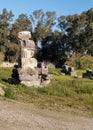 Remains of The Temple of Artemis or Artemision, aka the Temple of Diana located in Ephesus, Selcuk, Turkey Royalty Free Stock Photo