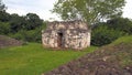 Remains of 8th-century Mayan village with a temple and pyramid, Ekbalam, Yucatan, Mexico Royalty Free Stock Photo