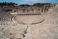 Remains of theatre of an ancient city of Beth-shean in Israel Royalty Free Stock Photo