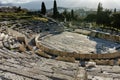 Remains of the Theatre of Dionysus in Acropolis of Athens Royalty Free Stock Photo