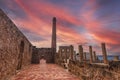 Remains of the tonnara in the locality of Vendicari Royalty Free Stock Photo