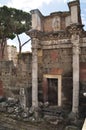 The remains of Trajan\'s Forum in Rome, Italy Royalty Free Stock Photo