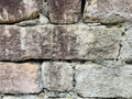 The remains of the wall of Taipei Prison during the Qing Dynasty Royalty Free Stock Photo