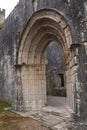 Remains of the walled castle of Leiria, Royalty Free Stock Photo