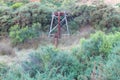 Remains of a water cannon machine from the gold mining days in Australia