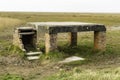 Remains of WWII Quadrant shelter, by Severn