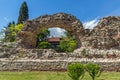 Remanings of Roman fortifications in Diocletianopolis, town of Hisarya, Bulgaria