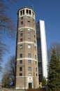 Remanufactured old water tower into apartments Royalty Free Stock Photo