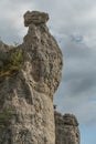 Remarkable rock in the city of stones, within Grands Causses Regional Natural Park, listed natural site