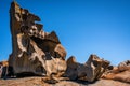 Remarkable rocks close-up view on Kangaroo island in Australia