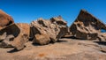 Remarkable rocks close-up view on Kangaroo island in Australia