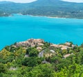 Remarkable view at the lake of Sainte-Croix-du-Verdon. France. 2017.07.30