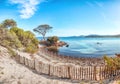 Remarkable view of Palombaggia and Tamaricciu beaches