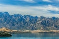 The Remarkables and Lake Wakatipu, Queenstown, New Zealand Royalty Free Stock Photo