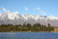 Remarkables mountains in New Zealand Royalty Free Stock Photo