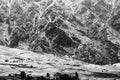 The Remarkables View on a Cloudy Day in New Zealand