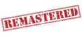 Remastered red stamp Royalty Free Stock Photo