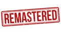 Remastered sign or stamp Royalty Free Stock Photo