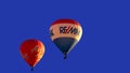 Remax and Air Asia Hot air balloons Royalty Free Stock Photo