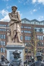 Rembrandt statue in Amsterdam, Netherlands Royalty Free Stock Photo