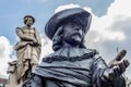 Rembrandt statue in Amsterdam, Netherlands Royalty Free Stock Photo