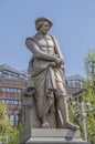 Rembrandt Statue At The Rembrandtplein Amsterdam The Netherlands Royalty Free Stock Photo