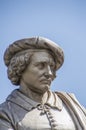 Rembrandt Statue At The Rembrandtplein Amsterdam The Netherlands Royalty Free Stock Photo