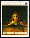 Rembrandt, `Titus a l`Ecritoire`, International week of the written letter serie, circa 1974